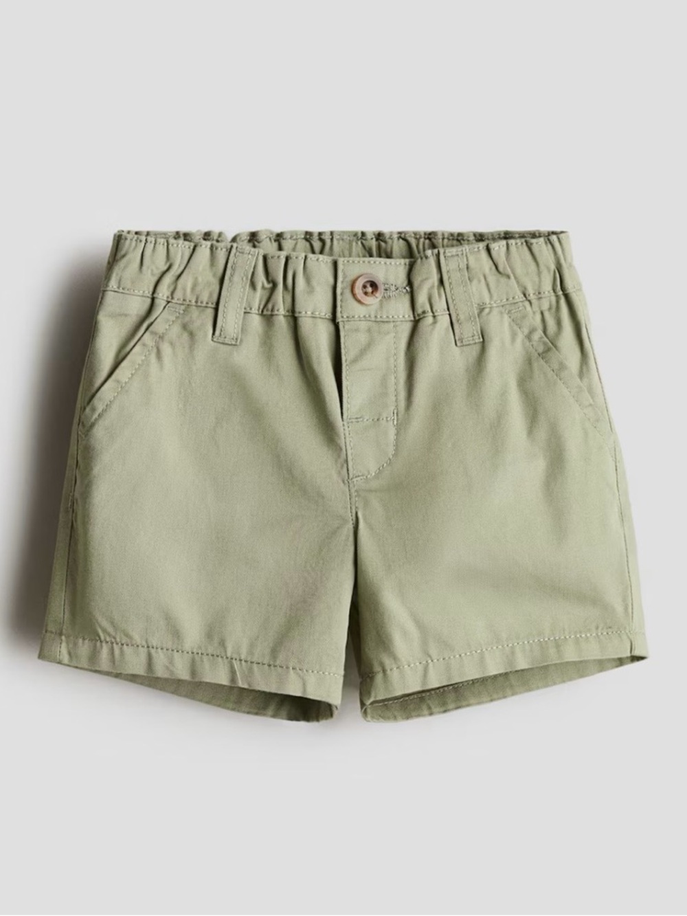 H&M Olive Green Cotton Shorts